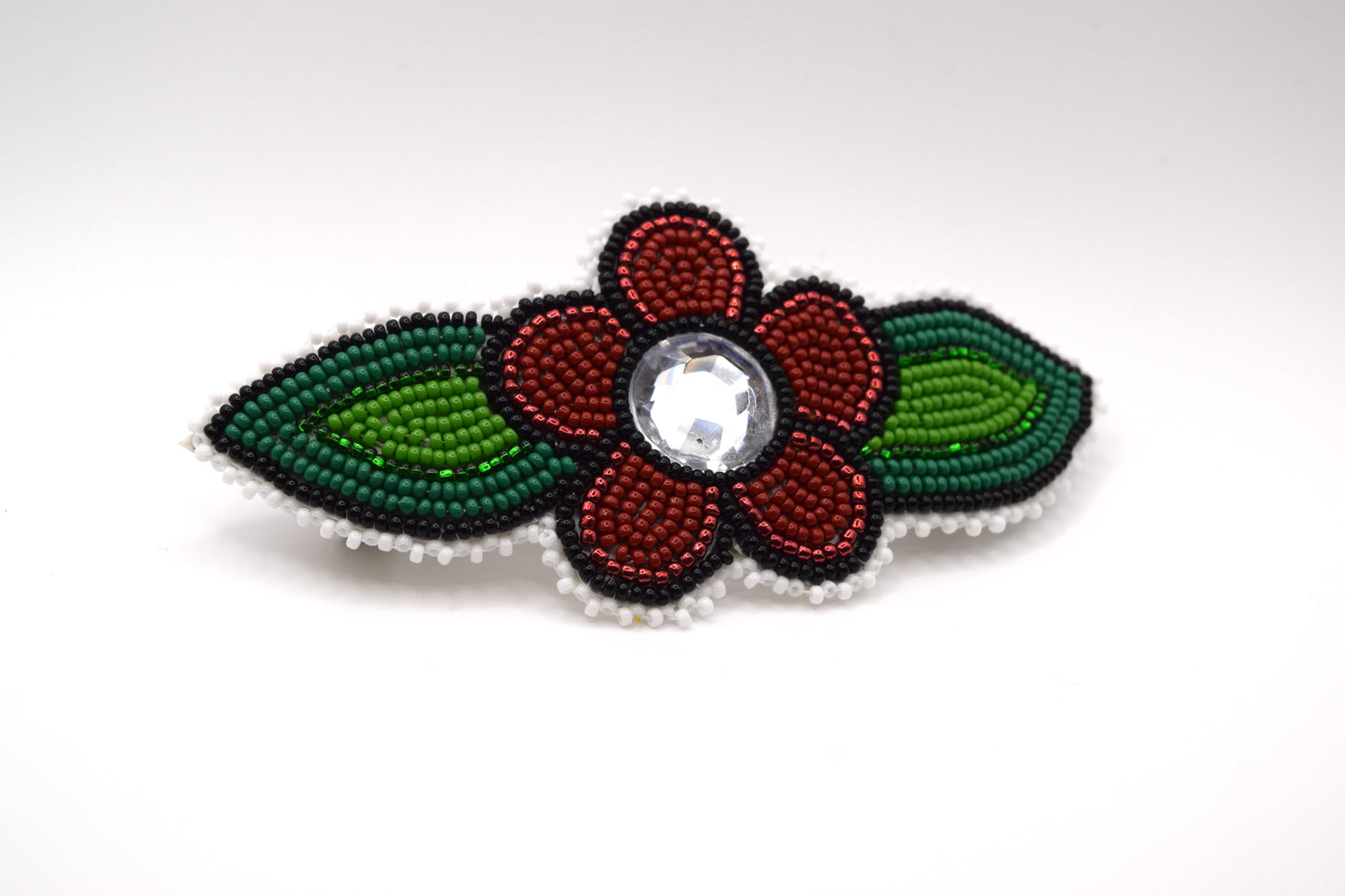 FLORAL HAIR BARRETTE