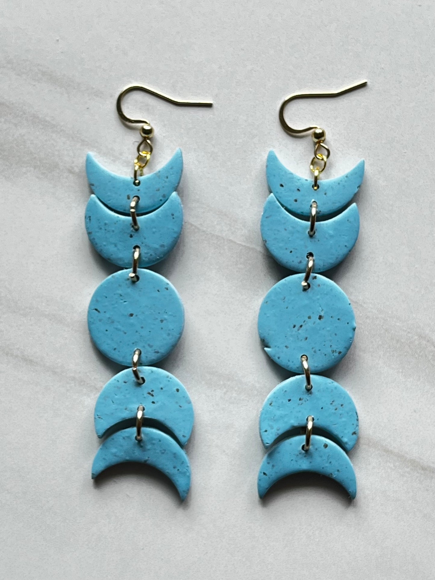 Moon phases (Granite turquoise)
