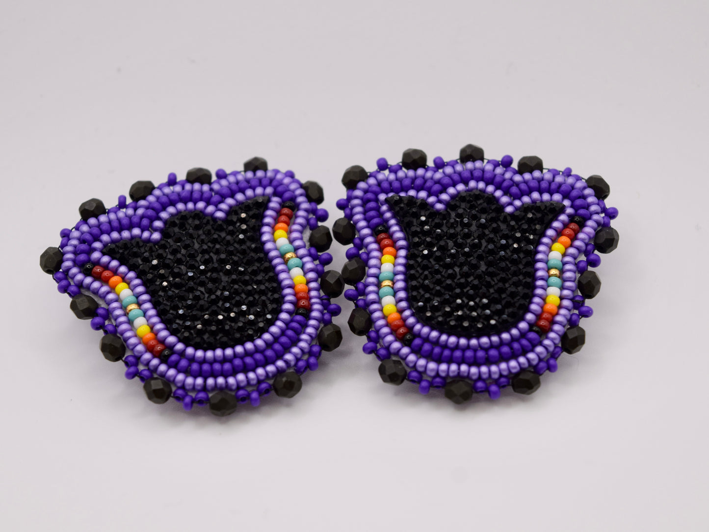 Black and Purple Tulips