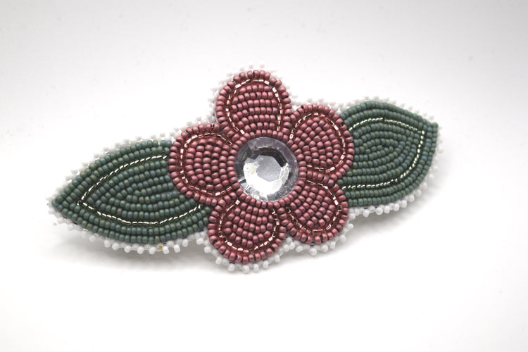 FLORAL HAIR BARRETTE