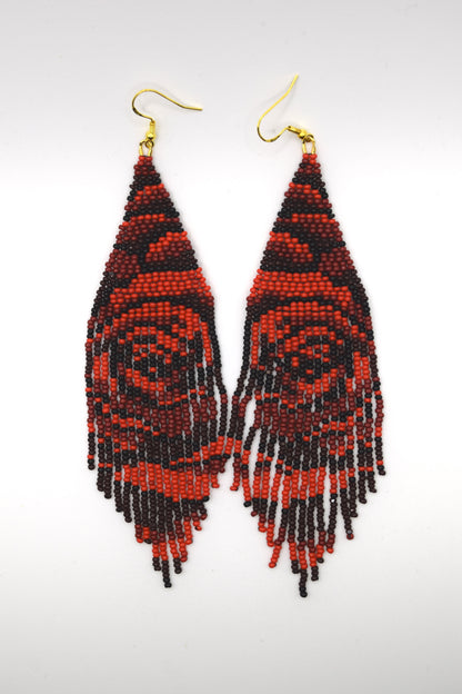 Red Rose - The Beaded Coven