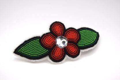 FLORAL HAIR BARRETTE