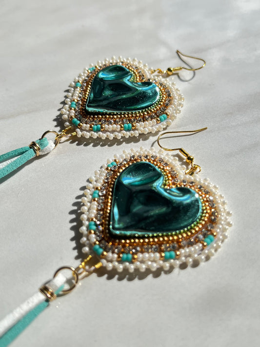 Coeur turquoise
