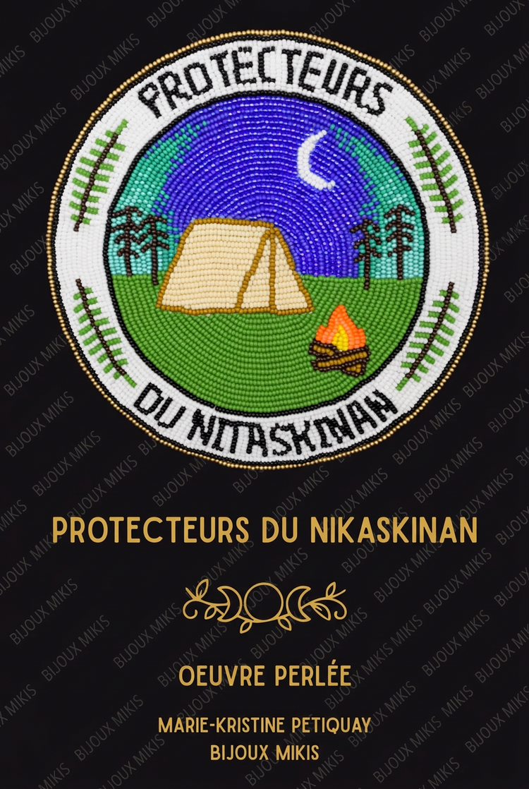Protecteurs du Nitaskinan | Reproduction d'œuvre perlée